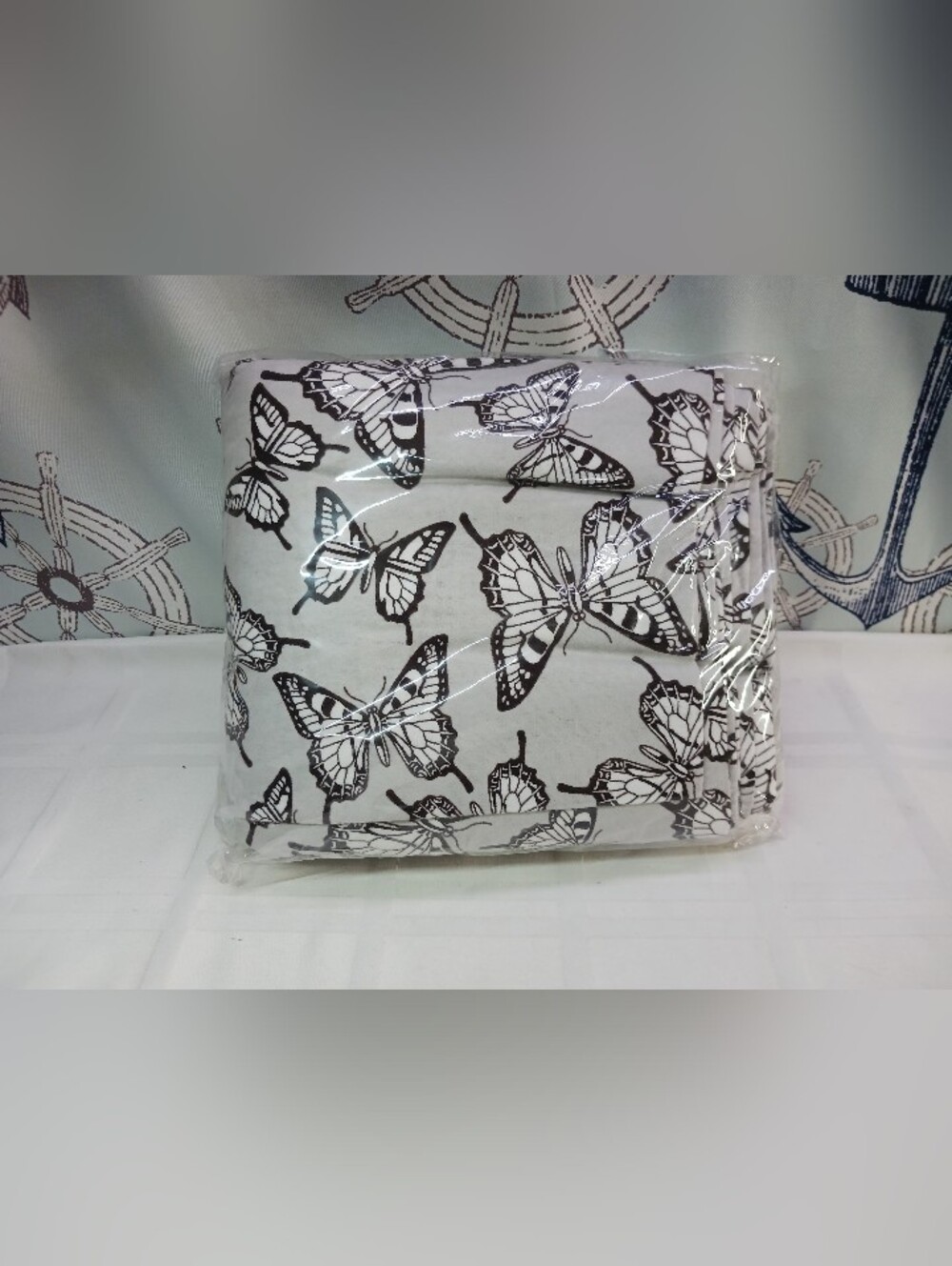 JoAnn Flannel Fabric / 6 Yards / Butterflies